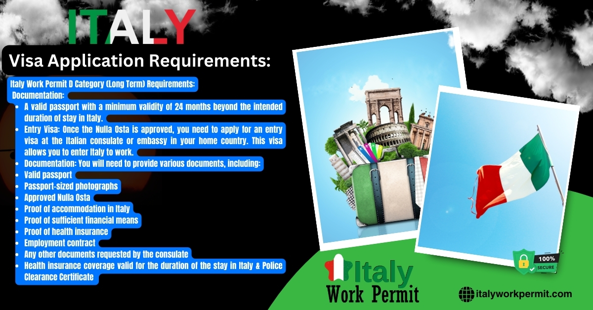 How to Apply for Work Permit, Student Visa, Business Visa, Investor Visa, and Resident Card Visa from Azerbaijan to Italy?