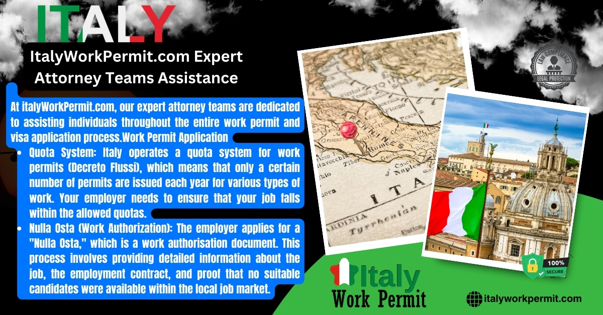 How to Apply for a Work Permit, Student Visa, Business Visa, Investor Visa, and Resident Card Visa from the Maldives to Italy?