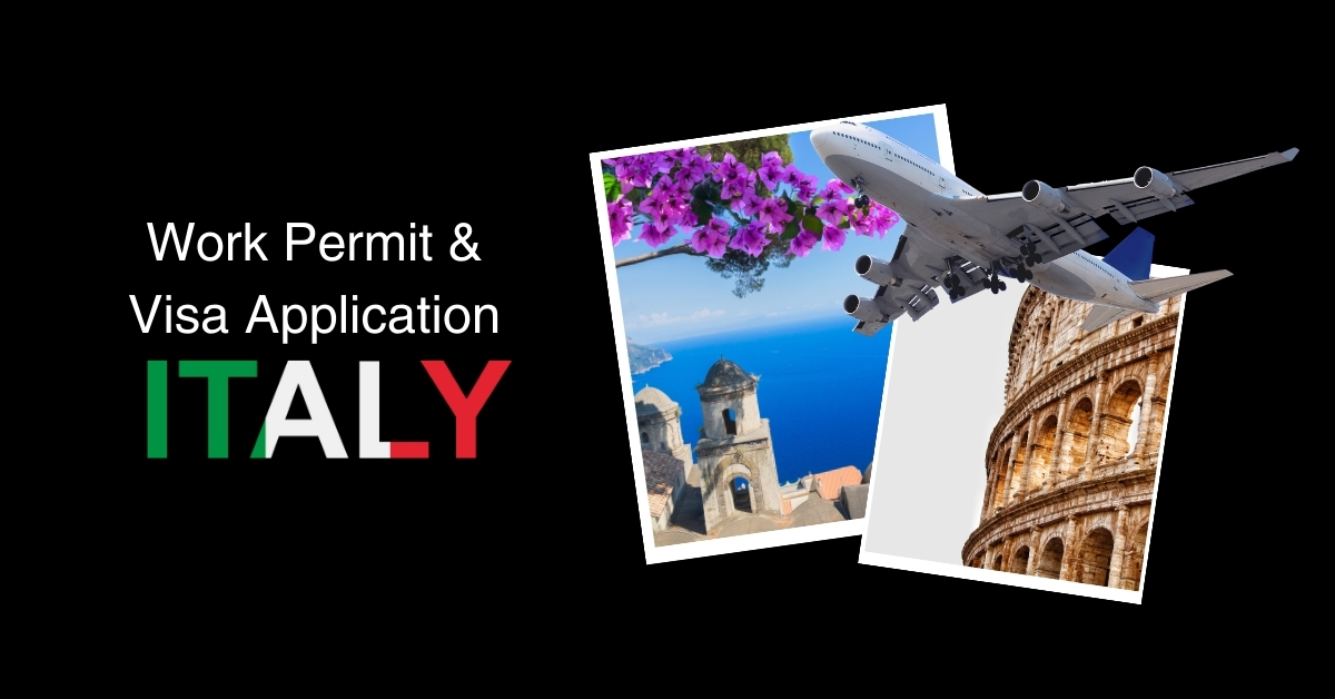 How to Apply for a Work Permit, Student Visa, Business Visa, Investor Visa, and Resident Card Visa from South Korea to Italy?